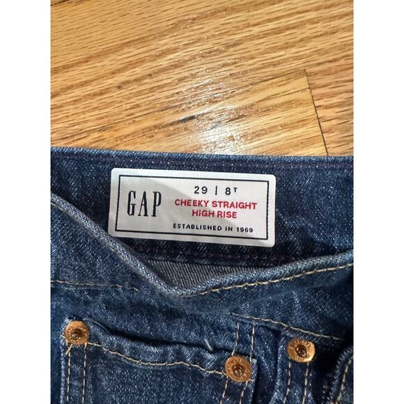 Gap 1969‎ Women's Size 28 True Skinny Jeans  Dark Wash Stretch Denim Mid Rise - Picture 7 of 9